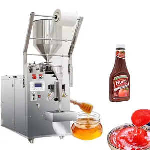 High speed dipping peanut butter chili sauce honey small bag filling machine tomato sauce processing sealing packaging machine