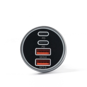 <span class=keywords><strong>Chargeur</strong></span> de voiture HNT 90W USB 2A2C à charge rapide 12-24V universel pour allume-cigare, pour iPhone, téléphone <span class=keywords><strong>portable</strong></span>, <span class=keywords><strong>chargeur</strong></span> de voiture rapide <span class=keywords><strong>portable</strong></span> - Product Image 2