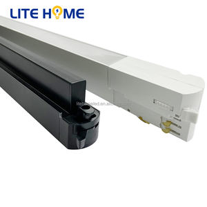 Monophasé/4 fils 3 phases noir/blanc/gris 150lm/w CCT 3000K ~ 6000K UGR<13 Mini éclairage linéaire LED mince moderne sans éblouissement - Product Image 4