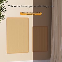 Tapis à gratter pour chat en sisal auto-adhésif à fixer au mur, deux tailles, protection anti-rayures pour meubles, tapis vertical pour aiguiser les griffes des chats