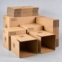 Boîtes en carton ondulé de qualité industrielle, robustes, sur mesure pour l'emballage et l'expédition de pièces industrielles, boîtes d'expédition