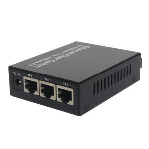 Convertidor de Medios SC de Venta Caliente de Fábrica, Transceptor Óptico de 25km 1310nm 1550nm 2SC +3 RJ45, Convertidor de Medios de Fibra Óptica Monomodo de Doble Fibra - Product Image 5