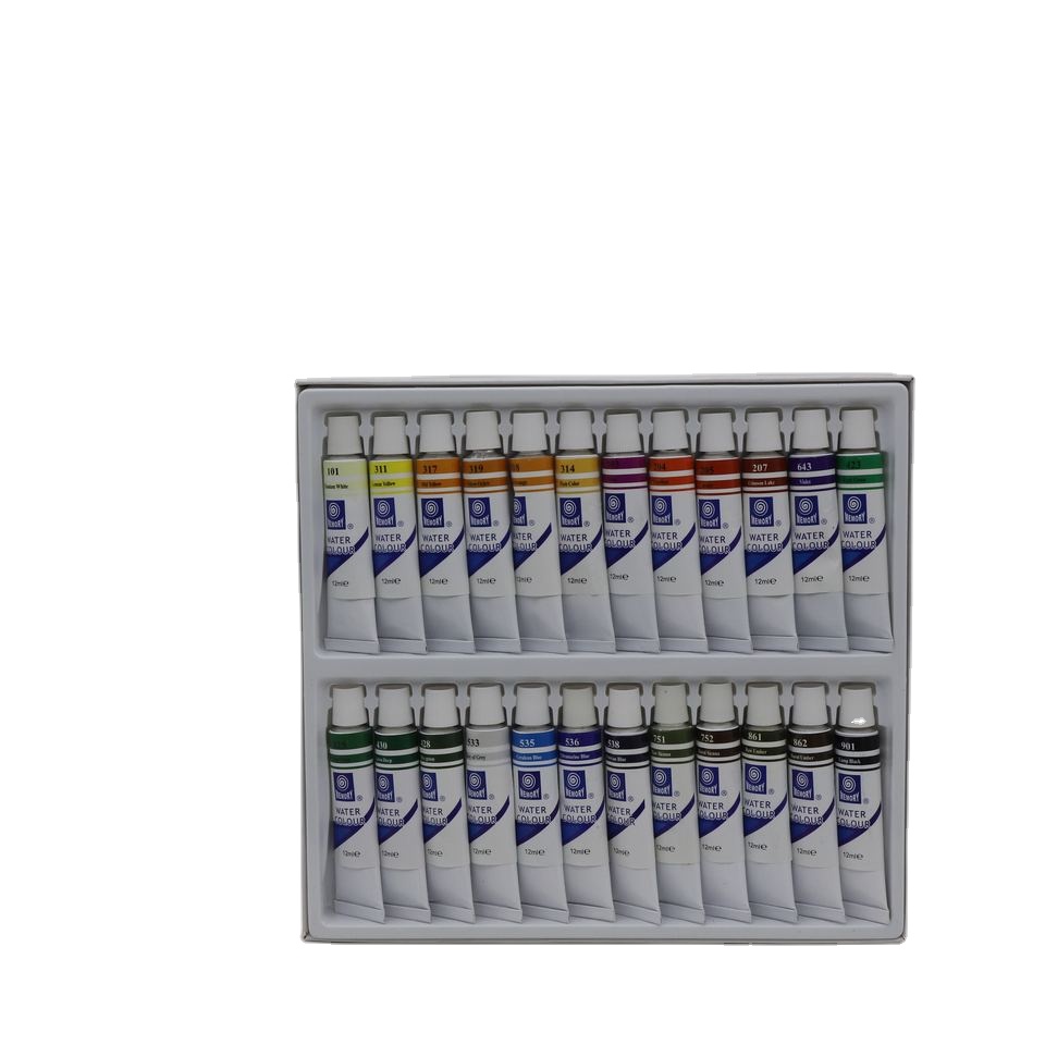 Набор акварельных красок для художников, 24 цвета, 12 мл
