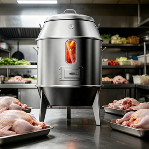 Horno de <span class=keywords><strong>Asado</strong></span> Comercial de Gran Capacidad para Exteriores, para Gansos y Lechones, Fácil de Limpiar, de Acero Inoxidable - Product Image 3