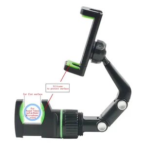 Support de téléphone rotatif et réglable pour rétroviseur de voiture, compatible avec les smartphones et les caméras embarquées - Product Image 6