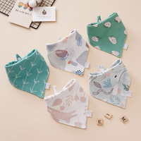 Bandanas triangulaires mignons pour animaux de compagnie avec boutons-pression, bandana pour chien de haute qualité, bavoir triangulaire en coton écologique pour animaux de compagnie