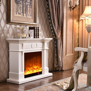 Caminetto Elettrico Decorativo Artificiale da Interno con Telecomando, Timer e Fiamma LED per Soggiorno - Product Image 1