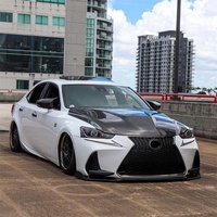 Kit de Mejora de Cubierta de Motor de Fibra de Carbono Estilo RCF para Lexus IS200t IS250 IS300 IS350, Fácil de Instalar, 2013-2019, Alta Calidad, Nuevo