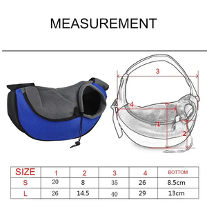 Nefes örgü kedi Pet seyahat yavru taşıma çantası kılıfı ayarlanabilir omuz askısı Tote çanta göğüs tutucu köpek Sling taşıyıcı - Product Image 6