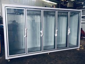 Refrigerador sin llamar/Congelador Puertas de exhibición de vidrio Cerveza Cueva Cámara fría Nevera Puerta delantera y trasera - Product Image 5