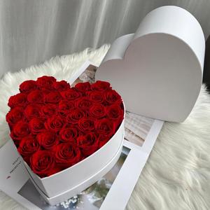 Cadeaux de la fête des mères Lovebay, roses infinies en gros, fleurs éternelles, 30 roses, roses réelles conservées, fleurs éternelles dans une boîte en forme de cœur - Product Image 2