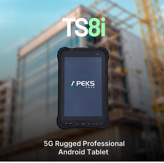 APEKS TS8I Sunlight Readable Rugged Android 13 Tablet 5G High Brightness Display 6GB/128GB OEM Engineering Survey Industrial
