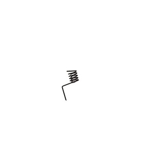Pour Honda GX160 390, ressort de cliquet, modèle réf. 976080, compatibilité avec les pièces de moteur de machines - Product Image 1