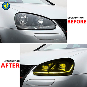 YU GUANG para <span class=keywords><strong>Volkswagen</strong></span> VW <span class=keywords><strong>Golf</strong></span> 5 MK5, Accesorios para Automóviles, Faro Delantero LED, Actualización 2006-2010, Faro Delantero LED Gti <span class=keywords><strong>Golf</strong></span> 5 - Product Image 3