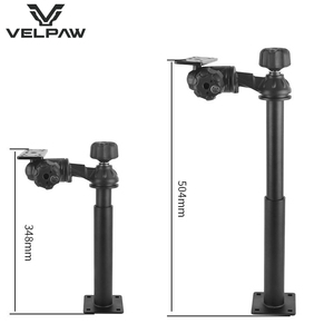 Support télescopique Velpaw pour sondeur de pêche de 14 à 20 pouces avec bras articulé de 6 pouces, support en aluminium pour traceur de cartes GPS marin pour bateau - Product Image 3