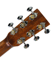 Gitar Akustik Mollo 41 Inch 6 Senar, Top Spruce, Back & Samping Mahogany, Motif Pantai, Cutaway, Finishing Natural Gloss, Untuk Pemula