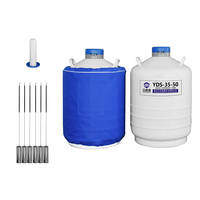 Réservoir d'azote liquide en alliage d'aluminium PCZPX 35L YDS-35-50 pour le stockage du sperme avec une longue durée de vie