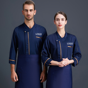 Short-sleeved Summer New Breathable <strong>Chef</strong> Work Uniform Hotel Catering <strong>Chef</strong> Clothing <strong>Black</strong> <strong>Chef</strong> <strong>Jacket</strong> Men - Product Image 1