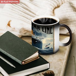 Frosted Black <b>Ceramic</b> <b>Mug</b> 11oz Heat Activated Daily Drinking Cup - Product Image 3