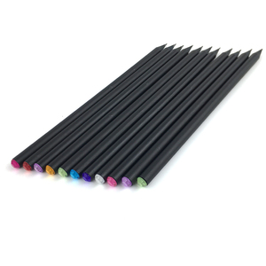 Usine Vente Directe Nouvelle Conception 7 Pouces En Bois Noir HB Crayon avec Diamant - Product Image 3