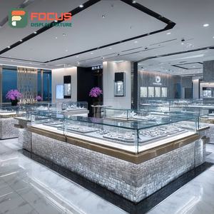 Sistema de Exhibición para Joyería de Lujo, Vitrina de Vidrio con Acabado Laminado para Tiendas de Marca - Product Image 4