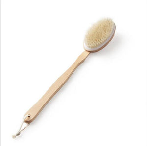 Eco-Friendly Long Handle Dual Purpose Wooden <strong>Bath</strong> <strong>Brush</strong> - Product Image 1