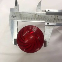 Kit de coque de lumière LED à pixels en spirale transparente colorée E10 E14 60 mm, cabochon LED, lumière d'amusement, boîtier extérieur