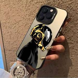 <span class=keywords><strong>Casque</strong></span> homme impression plaqué argent clé TPU PC housse de téléphone portable pour <span class=keywords><strong>Iphone</strong></span> <span class=keywords><strong>8</strong></span> Xr Xs Max 11 12 13 14 15 16 17 Air - Product Image 4