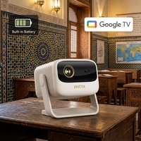 Projecteur scolaire BYINTEK U90 Max 4K, batterie 20800mAh, 350 ANSI, projecteur intelligent Android DLP, support intégré, Netflix officiel