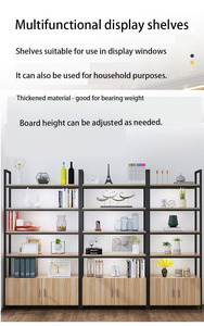 Tùy chỉnh Gondola hiển thị bằng gỗ đứng siêu thị kệ trưng bày cửa hàng tiện lợi kệ - Product Image 6