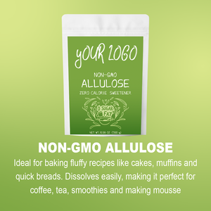 Édulcorant naturel OEM/ODM à base d'allulose et de <span class=keywords><strong>Momordica</strong></span> <span class=keywords><strong>Grosvenori</strong></span> |   Vente en gros |   Zéro gras, adapté au régime cétogène |   Étiquette personnalisée - Product Image 2