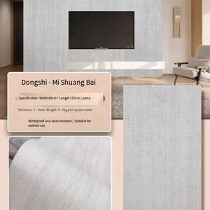 Travertin romain linéaire économique, pierre flexible abordable pour les travaux de décoration extérieure à grande échelle - Product Image 6