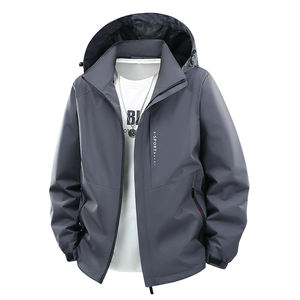 Chaqueta de Motocicleta de Lona Impermeable y Cortavientos para Hombre, Abrigo Largo de Moda para Actividades al Aire Libre de Invierno con Cierre de Cremallera - Product Image 5