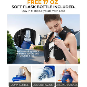 กระเป๋าโทรศัพท์แบบพกพาผ้าโพลีเอสเตอร์กันน้ำ สายรัดอกแบบปรับได้สำหรับวิ่ง สะท้อนแสง ใช้เป็นกระเป๋าเป้สะพายหลังสำหรับเดินป่า ปั่นจักรยาน วิ่งจ๊อกกิ้ง - Product Image 4