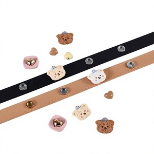 <span class=keywords><strong>Collier</strong></span> en cuir créatif <span class=keywords><strong>pour</strong></span> <span class=keywords><strong>chien</strong></span> avec laisse <span class=keywords><strong>anti</strong></span>-collision et bijoux en forme d'ours de dessin animé mignon à faire soi-même - Product Image 5