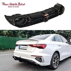 Diffuseur arrière noir brillant style RS3 pour Audi <span class=keywords><strong>A3</strong></span> 8Y <span class=keywords><strong>S</strong></span> <span class=keywords><strong>Line</strong></span> avec embouts d'échappement pour Audi <span class=keywords><strong>A3</strong></span> 8Y 2020 2021 2022 <span class=keywords><strong>2023</strong></span> 2024 - Product Image 5