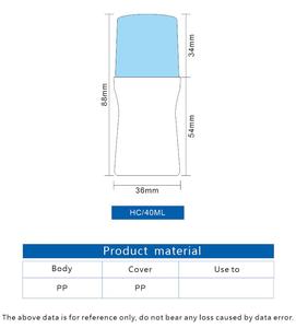 Botella Roll-on Recargable <span class=keywords><strong>de</strong></span> 40 ml para <span class=keywords><strong>Desodorante</strong></span>, Diseño Ergonómico, para Cuidado Personal Premium, Ideal para Viajes - Product Image 6