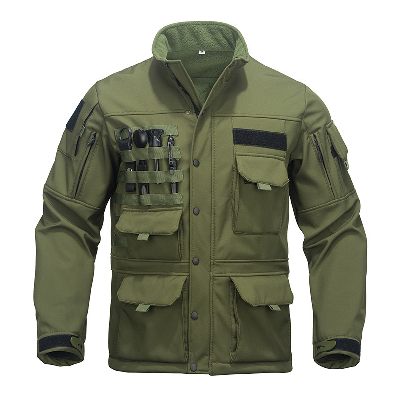 Traje de moto verde