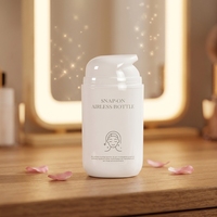 Flacon pompe sans air rechargeable en PP personnalisé, anti-fuite, pour l'emballage de produits cosmétiques et de soins de la peau