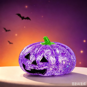 Juguete Antiestrés de Silicona con Forma de Calabaza de Halloween, con Purpurina, para Mayores de 14 Años - Product Image 6