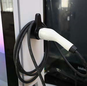 Stations de recharge DC Fast <span class=keywords><strong>EV</strong></span> Type 2 chargeur de véhicule électrique monté au sol avec écran d'affichage publicitaire Lcd de 55 pouces - Product Image 3