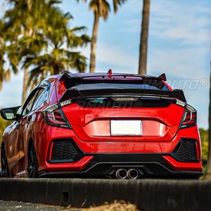 สปอยเลอร์หลังคาท้ายรถยนต์ สปอยเลอร์หลังคา สปอยเลอร์หลัง ปีกหลัง ชุดแต่ง JDM สำหรับ Honda Civic 2021 อุปกรณ์ตกแต่งรถยนต์ - Product Image 5