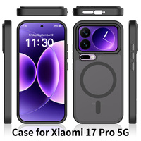 Étui de téléphone magnétique mat Sundo pour Xiaomi 17 Pro Max 17 Pro Redmi Note14T 14C 15 Pro Ultra, coque de protection antichoc pour mobile