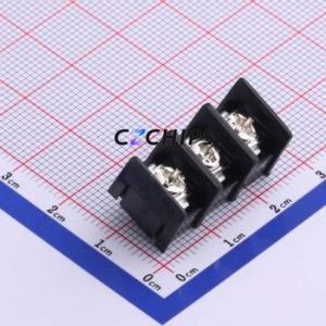 KF7.62-3P Barrier Terminal Block Through hole Component (THT),P=7.62mm Connector Two Sides 7.62mm 1x3P Straight Pin - Product Image 1