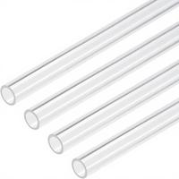 Tube creux extrudé en PVC/ABS/PC/Acrylique transparent pour l'emballage, avec caractéristiques écologiques, marque HONGDA et service de découpe