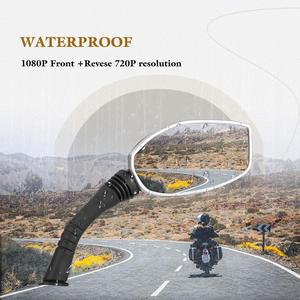 Specchietto retrovisore impermeabile telecamera moto 1080P loop record motore dash <span class=keywords><strong>cam</strong></span> per moto - Product Image 4