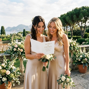 Invitations <span class=keywords><strong>de</strong></span> <span class=keywords><strong>mariage</strong></span> Coquillage Vague Océanique Gaufrée Crème Carte Épaisse Plage Personnalisée Luxe Sur Mesure OEM Impression en Gros - Product Image 2