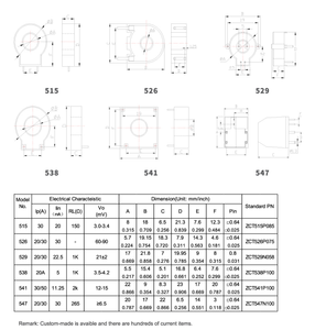 Zentar 1000:1หม้อแปลงกระแสไฟฟ้า ZCT548ซีที - Product Image 6