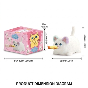 ของเล่นใหม่จาก LKTOYS ตุ๊ก<span class=keywords><strong>ตาแมว</strong></span><span class=keywords><strong>เปอร์เซีย</strong></span>ขนนุ่มน่ารัก ขยับได้ ถือปลาตัวเล็กในปาก ขยับหางได้ กระพริบตาได้ - Product Image 5