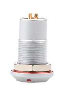 Conector hermético impermeable HHG de 4 pines, enchufe de montaje en panel, sellado IP67, directo de fábrica